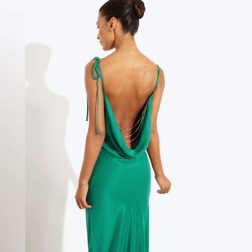 OPHELIA DRESS GREEN
